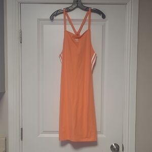Adidas Vibrant Orange Tank Style Dress